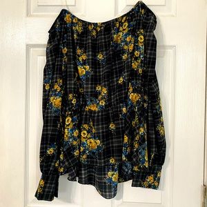 Off the Shoulder/Cinched Waist Top